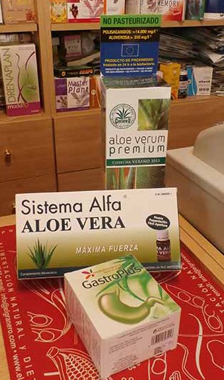 Sistema Aloe vera, premium y gastro plus