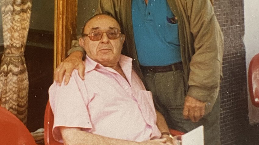 Mi padre y su gran amigo Fernando Santamarta